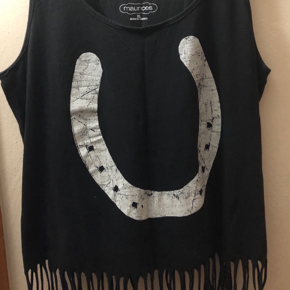 Horse shoe tank top